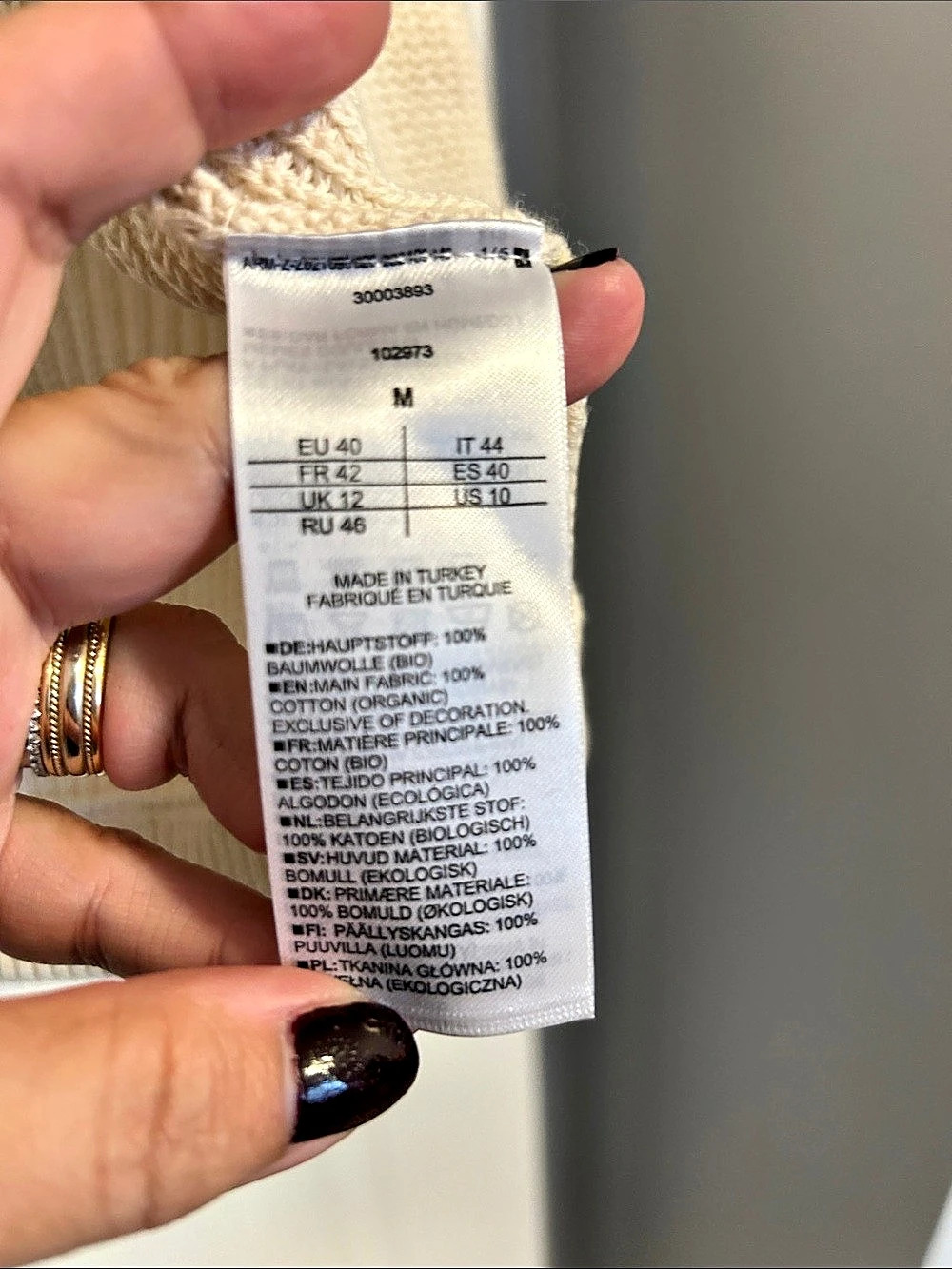 Armedangels Vildanaa Soft Cardigan Cream Medium - Picture 4 of 4